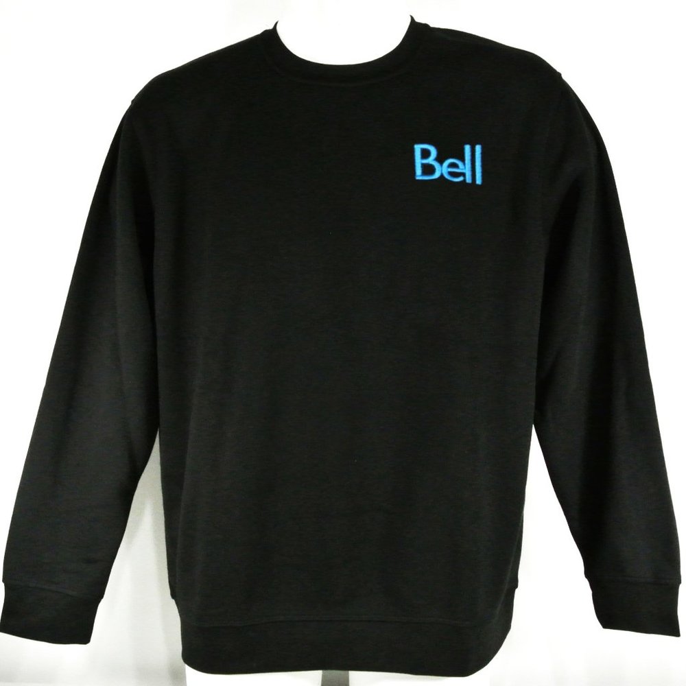 BELL Canada Telephone Employee Uniform Black Sweatshirt NEW Size L Large - Picture 4 of 9